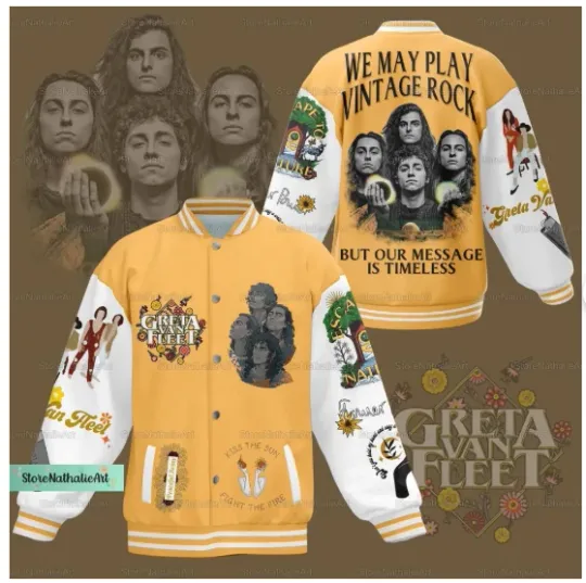 Discover Greta Van Fleet Baseball Jacket, Greta Van Fleet Baseball Jacket