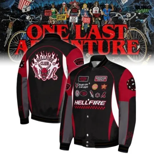 HOT!! Stranger Things 5 Hell Fire Club Special Edition Baseball Jacket
