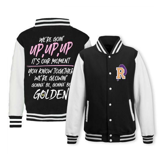 Discover Kids K-POP 'Golden' Varsity Jacket - Personalised Initial Baseball Jacket