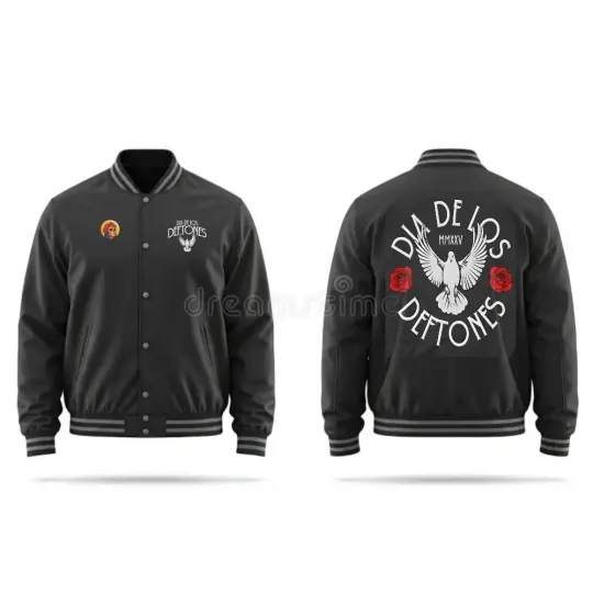 Discover Dia de los 2025 x Deftone Baseball Jacket All Printed All For Fan
