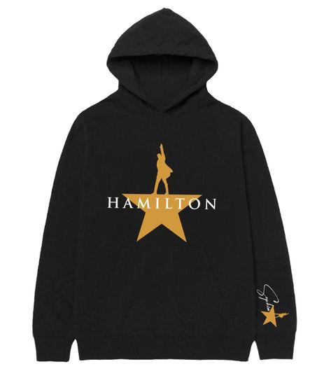Discover Personalized Hamilton Musical Sweatshirt | Custom Name on Sleeve Hoodie, Broadway Theatre Merch,Christmas Hamilton Gifts for Musical Lovers