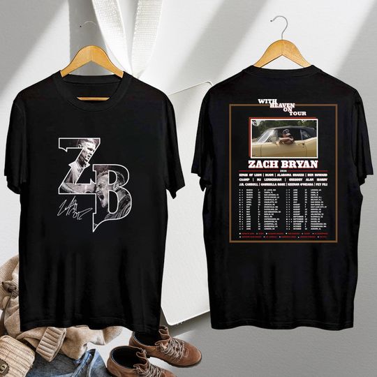 Discover Zach Bryan Signature Shirt, Zach Bryan On Tour 2026 Shirt, Zach Bryan Country Music Tee, Zach Bryan Fan Gift, Zach Bryan Merch, Zach Bryan