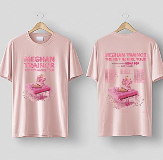 Discover Meghan Trainor The Get In Girl Tour 2026 North America T-shirt