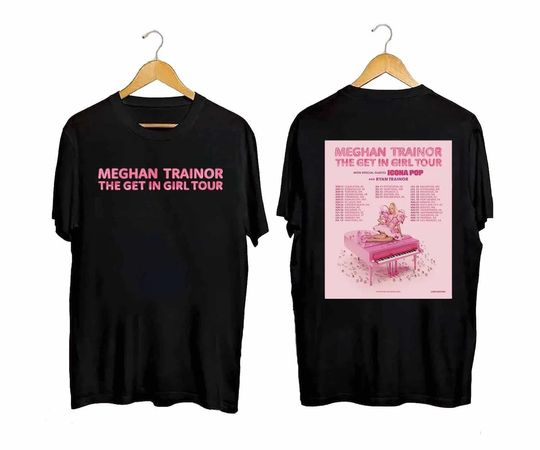 Discover Meghan Trainor The Get In Girl Tour 2026 North America T-shirt