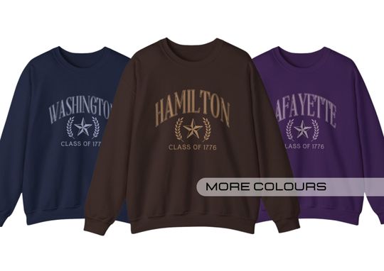 Discover Hamilton Musical Jumper - Hamilton Quote Sweater - Musical Theatre Sweatshirt