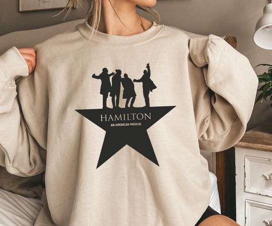 Discover Hamilton Sweatshirt with Broadway Musical Design