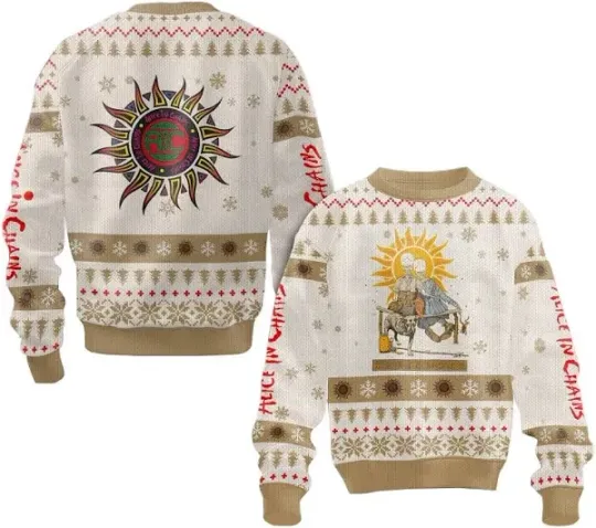 ALC Band Rock Band The Nona Tapes Christmas Ugly Sweater