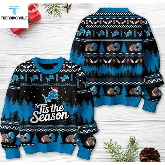 Discover Lions Tis The Season Christmas Knitted Sweater