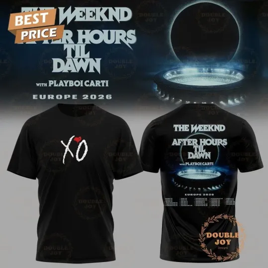 Discover Weeknds x Tour After Hours Til Dawn 2026 3D T-Shirt