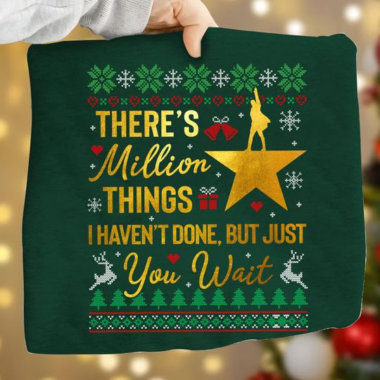 Discover Hamilton Musical Ugly Christmas Shirt,  Alexander Hamilton Sweatshirt, A Hamilton Christmas Ugly Sweater, Christmas Xmas Gifts