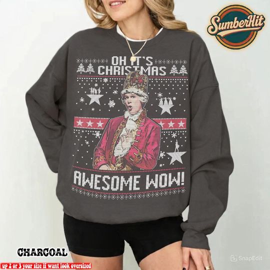 Discover King George Christmas Sweatshirt, Hamilton Broadway Musical Xmas Gift