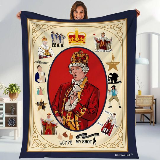 Discover Alexander Hamilton Throw Blanket, Hamilton Lovers Fleece Blanket, Hamilton Musical Fan Blanket, Christmas Gifts Blanket For Couch Sofa
