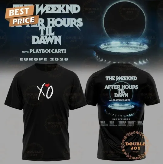 Discover Weeknds x Tour After Hours Til Dawn 2026 3D T-Shirt