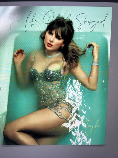 Discover Taylorr Swifts The Life of a Showgirl Premium Matte Vertical Poster