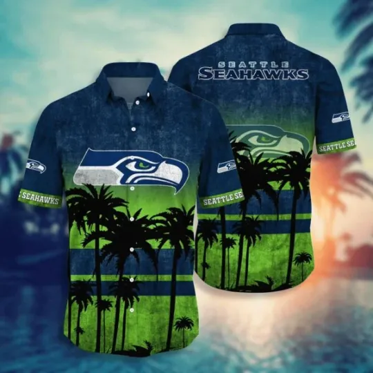 Discover Seattle Football Team Seahawkss Hawaiian Shirt
