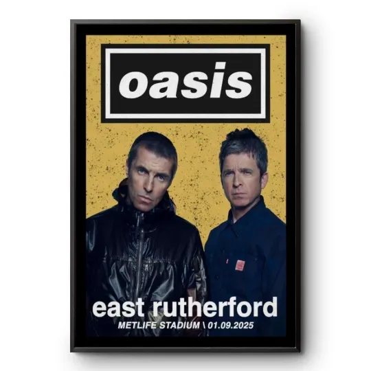 Discover Hot!!! East Rutherford, New Jersey Oasis MetLife Stadium Sep 01 2025 Poster