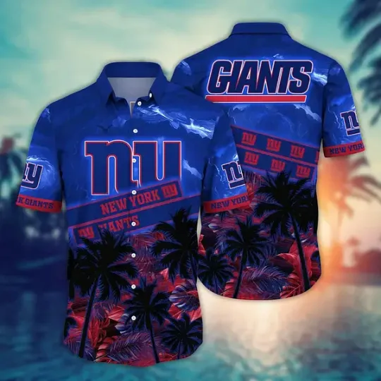 Discover New York Football Team NY Giantss Hawaiian Shirt