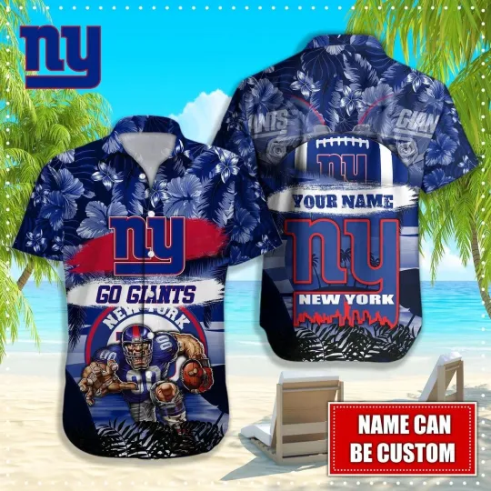 Discover Personalize New York Football Team NY Giantss Hawaiian Shirt