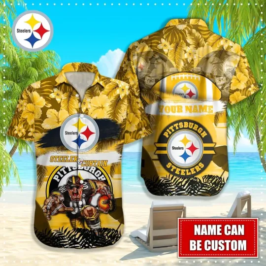 Personalize Pittsburgh Football Team Steelerss Hawaiian Shirt Unisex Adults