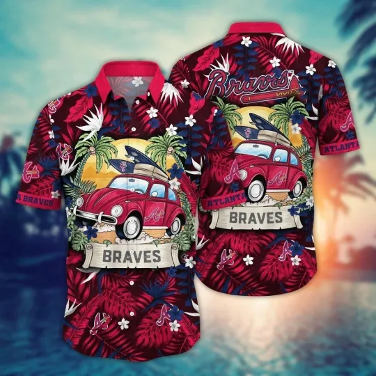 Discover Atlanta Baseball Team Bravess Hawaiian Shirt Button Down Unisex Adults S-5XL