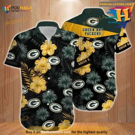 Discover Green Bay Football Team Packerss Hawaiian Shirt