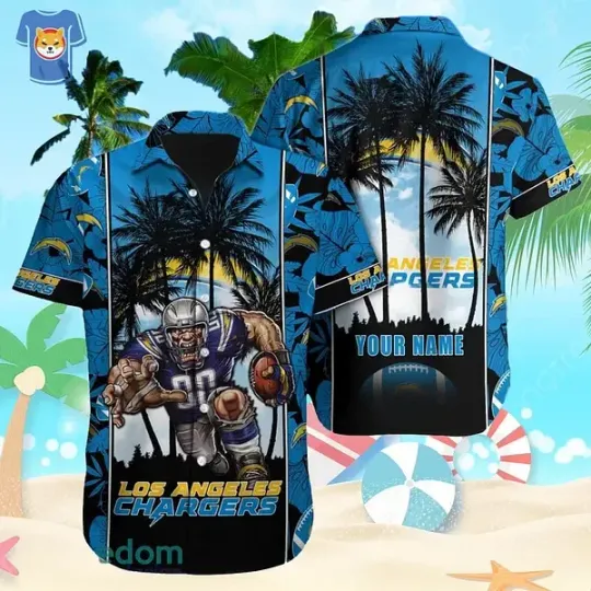 Discover Los Angeles Football Team Chargerss Hawaiian Shirt