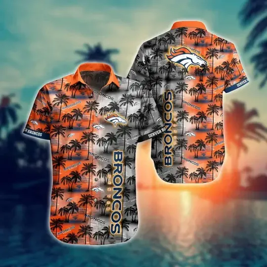 Discover Denverr Broncoss football Hawaiian Shirts