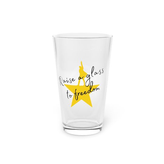 Discover Hamilton Pint Glass - Perfect for Toasting Celebrations and Gifting