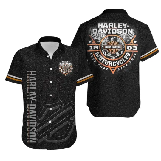Discover Harley Motorcycle Racing Davidsonn Hawaiian Shirt
