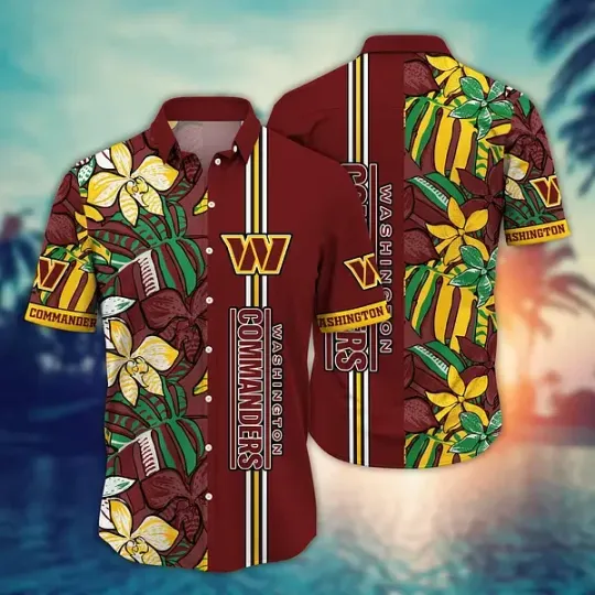 Discover Washington Football Team Commanderss Hawaiian Shirt