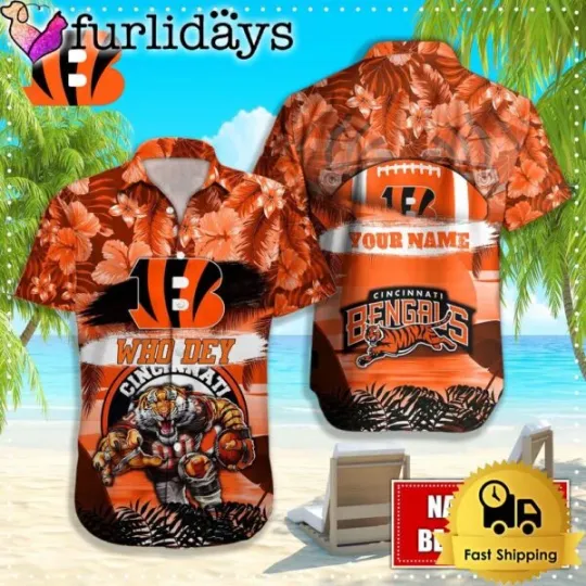 Discover Cincinnati Football Team Bengalss Hawaiian Shirt