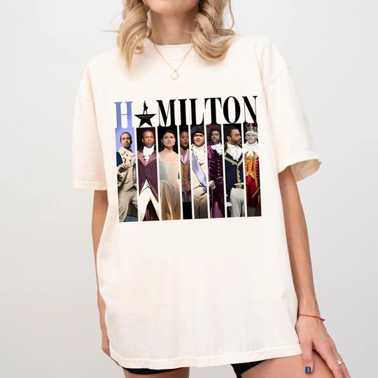 Discover Alexander Hamilton T-shirt, Broadway Fan T-Shirt For Women, American Musical Gift, American Musical Shirt, Rise Up Shirt