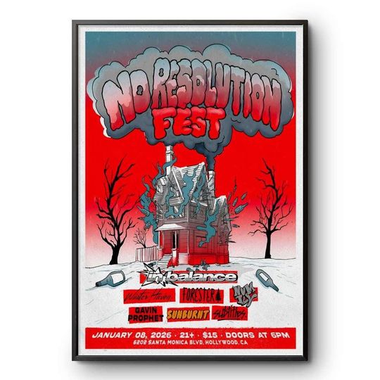 Discover No Resolution Fest Jan 8 2026 Knucklehead Hollywood Show Poster