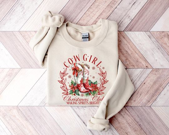 Discover Cowgirl Christmas Shirt: Festive Western Style - Multiple Colors