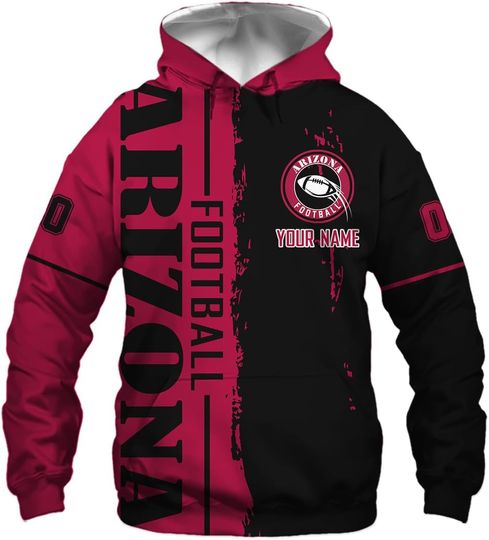 Discover Custom Football Men Hoodies Customized Personalized Apparel Any Name Any Number Gifts for Fans, Pull over Hoodie