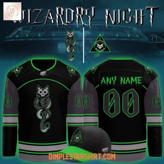 Discover Custom Fayetteville Marksmen Wizardry Night 2025 Hockey Shirt Men's Fan Gear