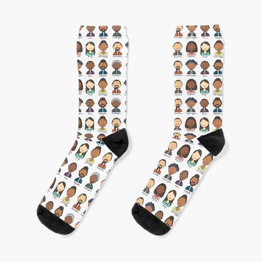 Discover Hamilton Characters Socks