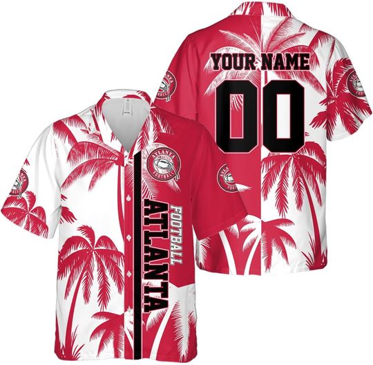 Discover Personalized Atlanta Football Team Falcons Hawaiian Shirts for Men, Gift for Fan