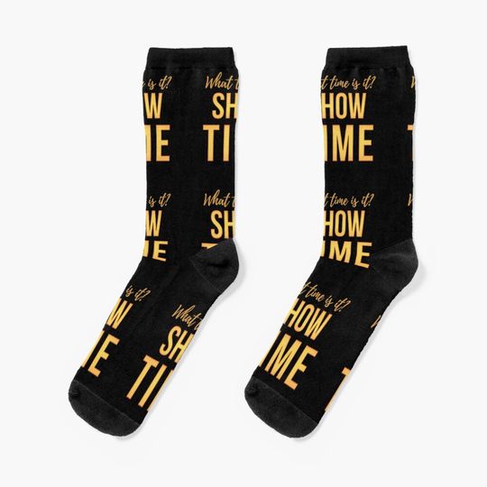 Discover Hamilton Quote Socks - What Time Is It Show Time