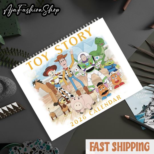 Discover Toy Story Disney Wall Calendar 2026, Friends and Office Decor