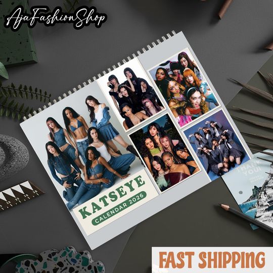 Discover Kpop Katseye 2026 Calendar, Kpop Katseye Monthly Wall Calendar, 2026 Kpop Katseye Calendar