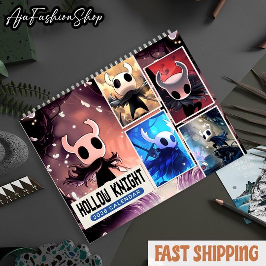 Discover Hollow Knight Wall Calendar 2026, Hollow Knight Poster, Gaming Wall Decor, 2026 Calendar