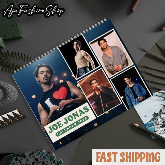 Discover Brother Music 2026 Wall Calendar Planner, Joe Brothers Fan, New Year Concert Calendar