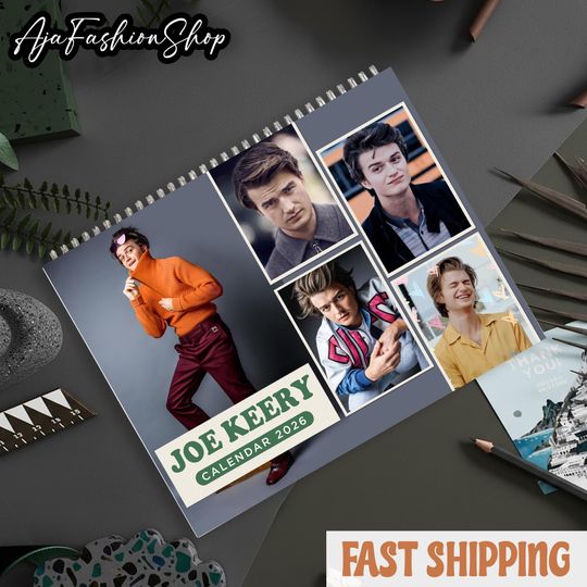Discover 2026 Joe Keery Calendar, JDjo Merch, Music Poster, New Year Calendar