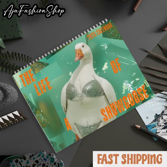 Discover The Life of Silly Goose 2026 Calendar, Monthly Calendar, Adorable Gift for her