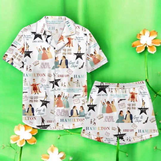 Discover Hamilton Musical Pajamas: Brushed Silk Broadway Sleepwear