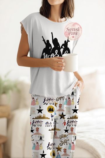 Discover Hamilton Inspired Pajama Set  Broadway Musical Sleepwear  Room Where It Happens PJs, Theater Lover Gift, Cozy Loungewear Outfit