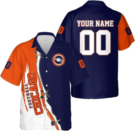 Discover Personalized Chicago Football Team Bears Hawaiian Shirts for Men, Gift for Fan