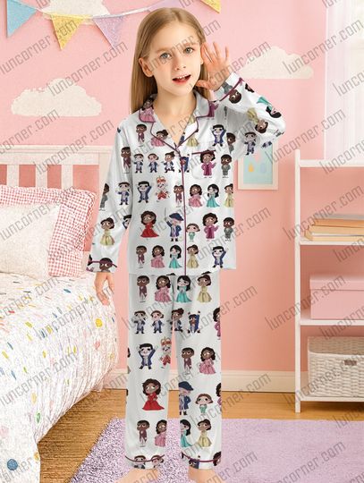 Discover Hamilton Musical Pajama Set: Kids' Sleepwear, Broadway Theater Gift
