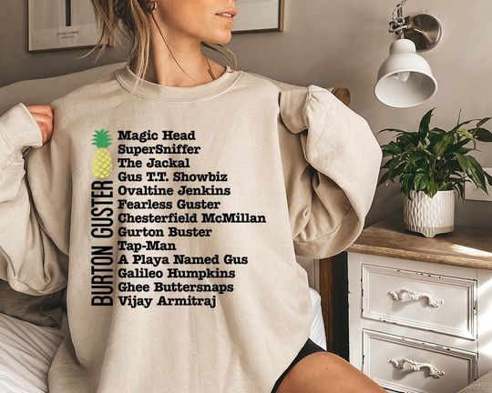 Discover Burton Guster Nicknames Sweatshirt Psych TV Show Gus Nicknames T-Shirt Shawn & Gus 2000s Comedy Series